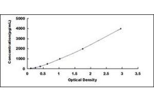 Typical standard curve (MT-ND5 ELISA 试剂盒)