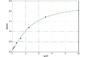 A typical standard curve (STAT2 ELISA 试剂盒)