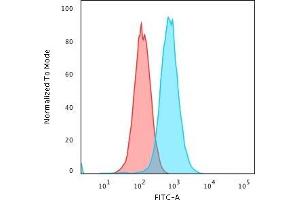 Flow Cytometry (FACS) image for anti-DNA Repair Protein Homolog 1 (RAD51) (AA 1-134) antibody (ABIN6940476)
