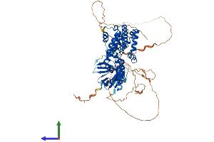 AlphaFold protein structure predicition of Mouse Recombinant Ralgps1 Protein, UniprotID A2AR50
