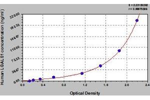 Typical Standard Curve (LGALS1/Galectin 1 ELISA 试剂盒)
