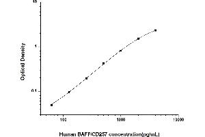 Typical standard curve
