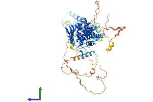 AlphaFold protein structure predicition of Mouse Recombinant Tmem209 Protein, UniprotID Q8BRG8 (TMEM209 Protein (AA 1-561) (His tag))