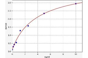 Typical standard curve (SLC41A1 ELISA 试剂盒)