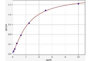 Typical standard curve
