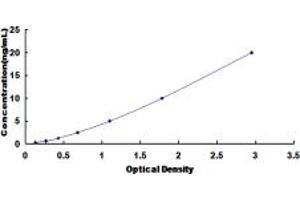 Typical standard curve (PDE10A ELISA 试剂盒)