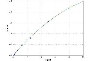 A typical standard curve