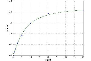 A typical standard curve (PRAP1 ELISA 试剂盒)