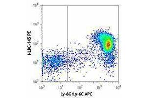 Flow Cytometry (FACS) image for anti-Lymphocyte Antigen 75 (LY75) antibody (PE) (ABIN2662529) (LY75/DEC-205 抗体  (PE))