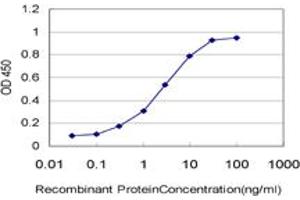 Detection limit for recombinant GST tagged ATOX1 is approximately 0. (ATOX1 抗体  (AA 1-68))