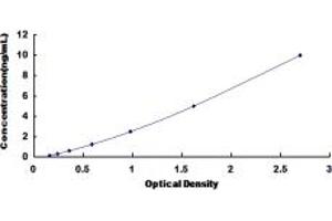 Typical standard curve (NADK ELISA 试剂盒)