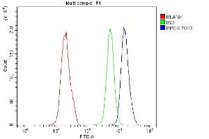 Flow Cytometry analysis of PC-3 cells using anti-PPCS antibody (ABIN7602752).