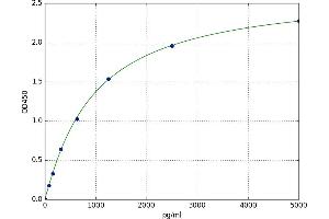 A typical standard curve (DMGDH ELISA 试剂盒)