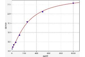 Typical standard curve (COLEC11 ELISA 试剂盒)