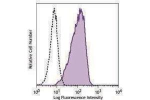 Flow Cytometry (FACS) image for anti-VEGF Receptor 2 (VEGFR2) antibody (ABIN2664545) (VEGFR2/CD309 抗体)