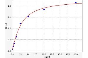 Typical standard curve (COL1A1 ELISA 试剂盒)