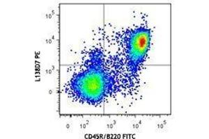 Flow Cytometry (FACS) image for anti-Chemokine (C-X-C Motif) Receptor 5 (CXCR5) antibody (PE) (ABIN2662491) (CXCR5 抗体  (PE))