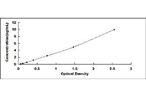 Typical standard curve (CDK5 ELISA 试剂盒)