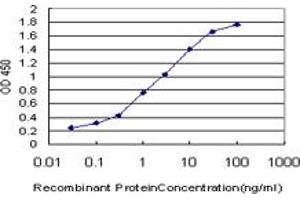 Detection limit for recombinant GST tagged IRAK1 is approximately 0.