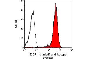 Flow Cytometry (FACS) image for anti-Tumor Protein P53 Binding Protein 1 (TP53BP1) (AA 350-400) antibody (ABIN7455070) (Recombinant TP53BP1 抗体  (AA 350-400))