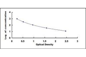 Typical standard curve (beta Endorphin ELISA 试剂盒)