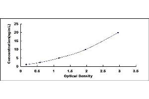 Typical standard curve (SLC6A2 ELISA 试剂盒)