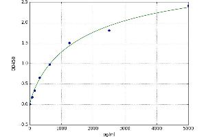 A typical standard curve