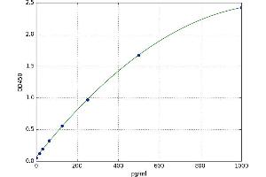 A typical standard curve