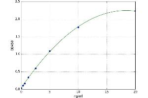 A typical standard curve (ZAP70 ELISA 试剂盒)
