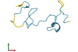 AlphaFold protein structure predicition of Human Recombinant MT1HL1 Protein, UniprotID P0DM35