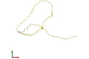 AlphaFold protein structure predicition of Human Recombinant ZNF321P Protein, UniprotID Q8N8H1