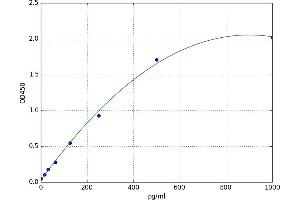 A typical standard curve