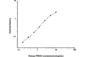 Typical standard curve (PDIA3 ELISA 试剂盒)