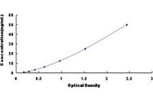 Typical standard curve (PARN ELISA 试剂盒)