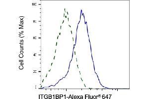Validation of ITGB1BP1 knockdown using flow cytometry. (ITGB1BP1 抗体)