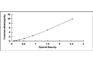 Typical standard curve (NRF2 ELISA 试剂盒)