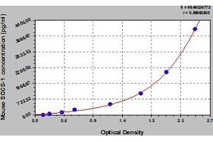 Typical Standard Curve (SOCS1 ELISA 试剂盒)