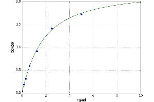 A typical standard curve (Ubiquilin 1 ELISA 试剂盒)