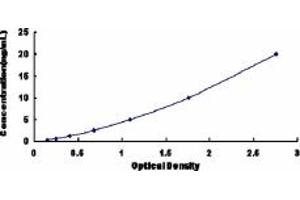 Typical standard curve (LAT ELISA 试剂盒)