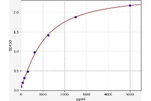 Typical standard curve (Nodal ELISA 试剂盒)