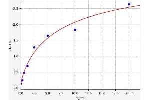 Typical standard curve (FSHR ELISA 试剂盒)