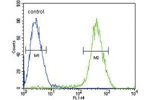 Flow Cytometry (FACS) image for anti-Cannabinoid Receptor 2 (CNR2) antibody (ABIN2995770) (CNR2 抗体)