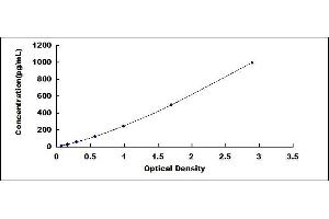 Typical standard curve (IL-31 ELISA 试剂盒)