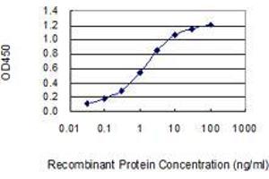 Detection limit for recombinant GST tagged OTOP1 is 0. (Otopetrin 1 抗体  (AA 415-504))