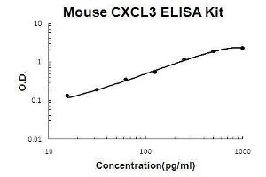 Mouse CXCL3 PicoKine ELISA Kit standard curve (CXCL3 ELISA 试剂盒)