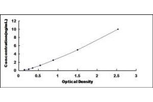 Typical standard curve (TRPM7 ELISA 试剂盒)