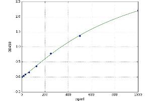 A typical standard curve
