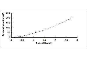 Typical standard curve (RBP4 ELISA 试剂盒)