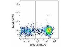 Flow Cytometry (FACS) image for anti-Chemokine (C-X-C Motif) Receptor 5 (CXCR5) antibody (FITC) (ABIN2661367) (CXCR5 抗体  (FITC))