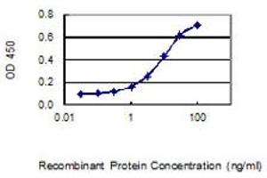 Detection limit for recombinant GST tagged IQCF1 is 0. (IQCF1 抗体  (AA 1-205))